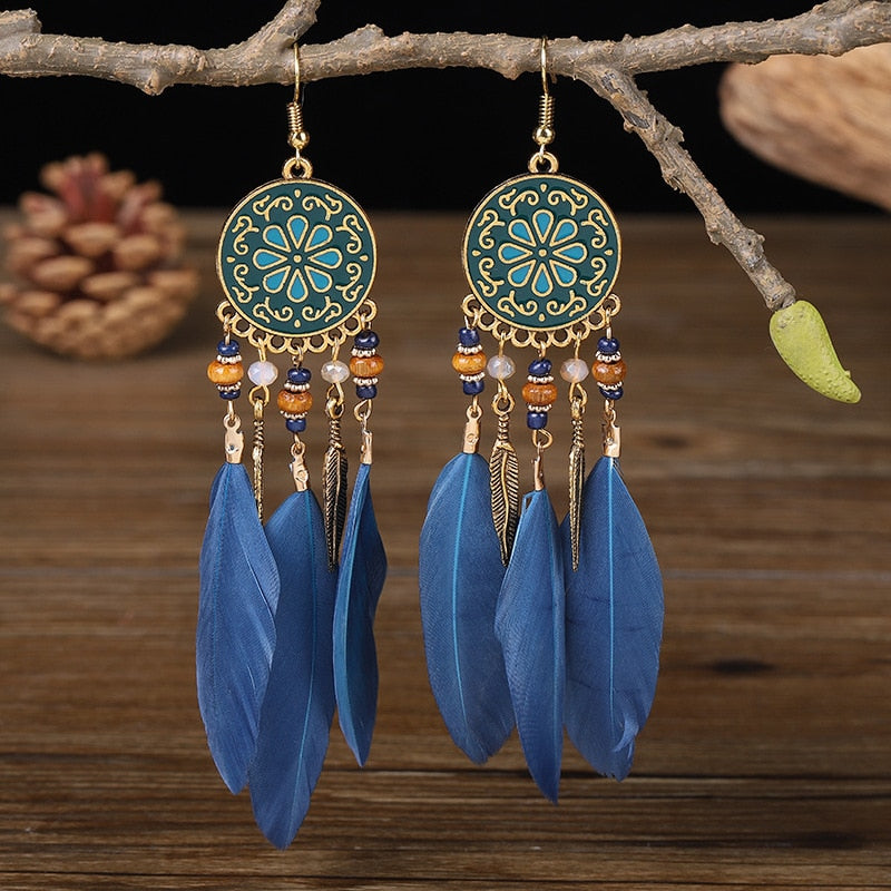 Feathered Fantasy Earrings