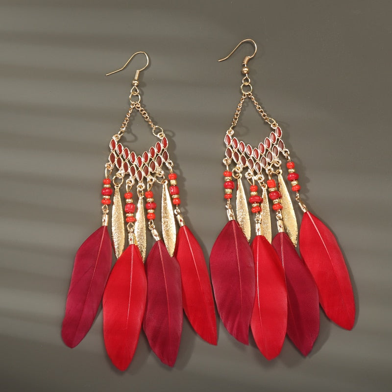 Feathered Fantasy Earrings