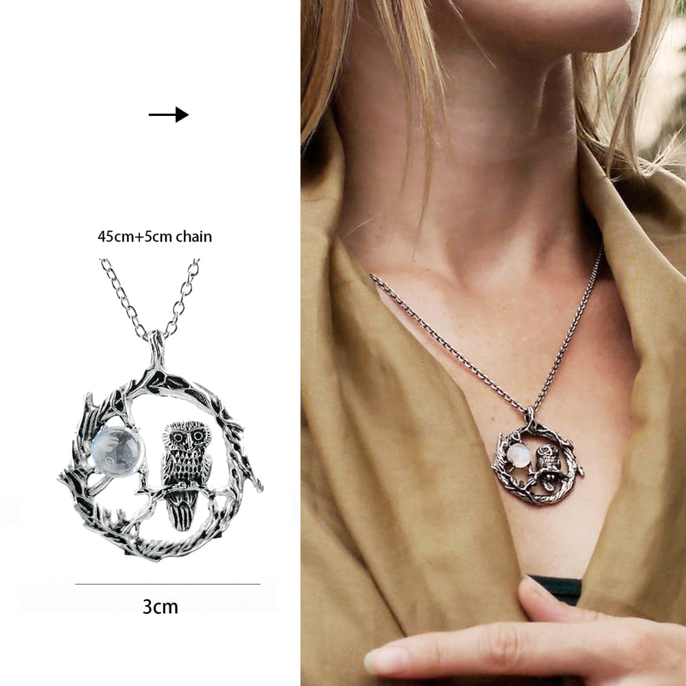 Lunar Serenade: Enchanting Teardrop Moonstone Necklace