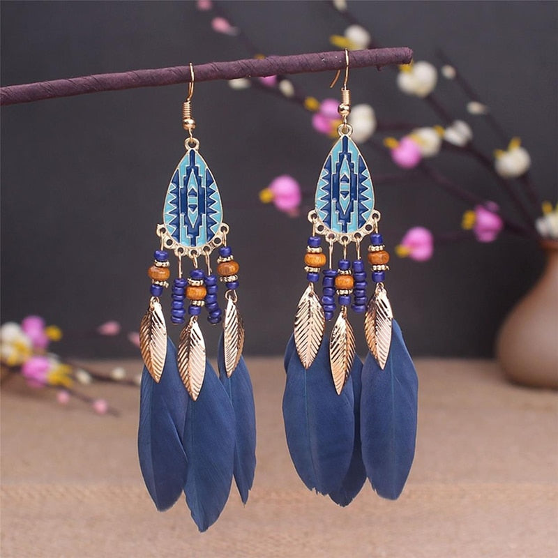 Feathered Fantasy Earrings