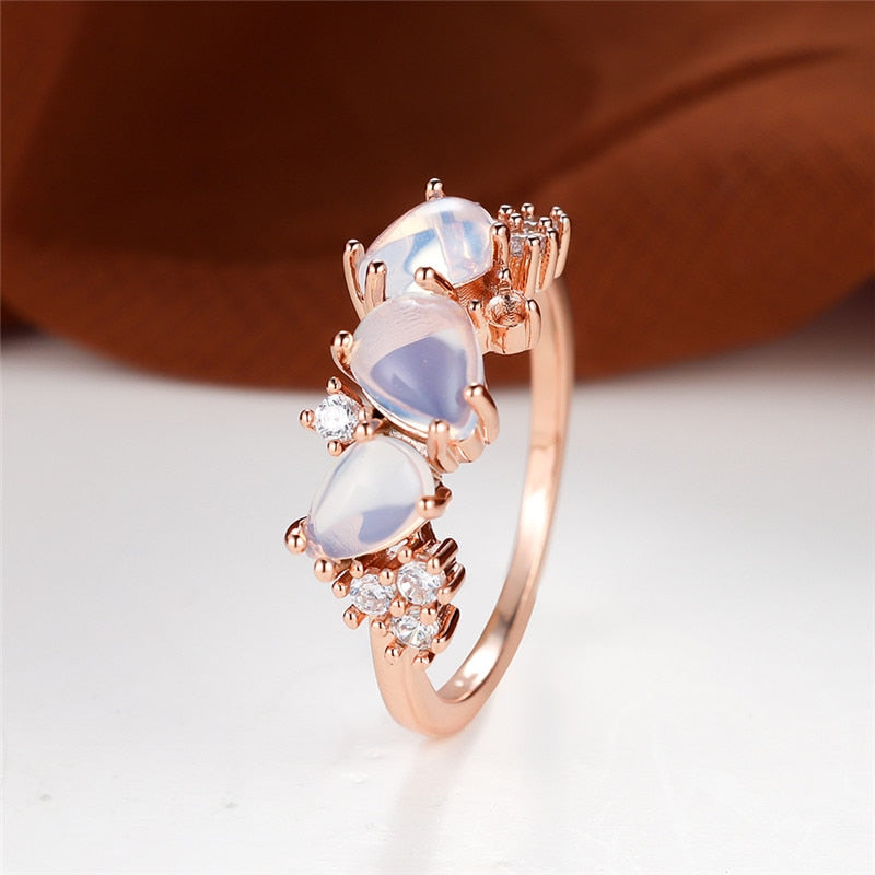 Celestial Moonstone Ring