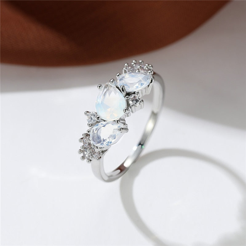 Celestial Moonstone Ring