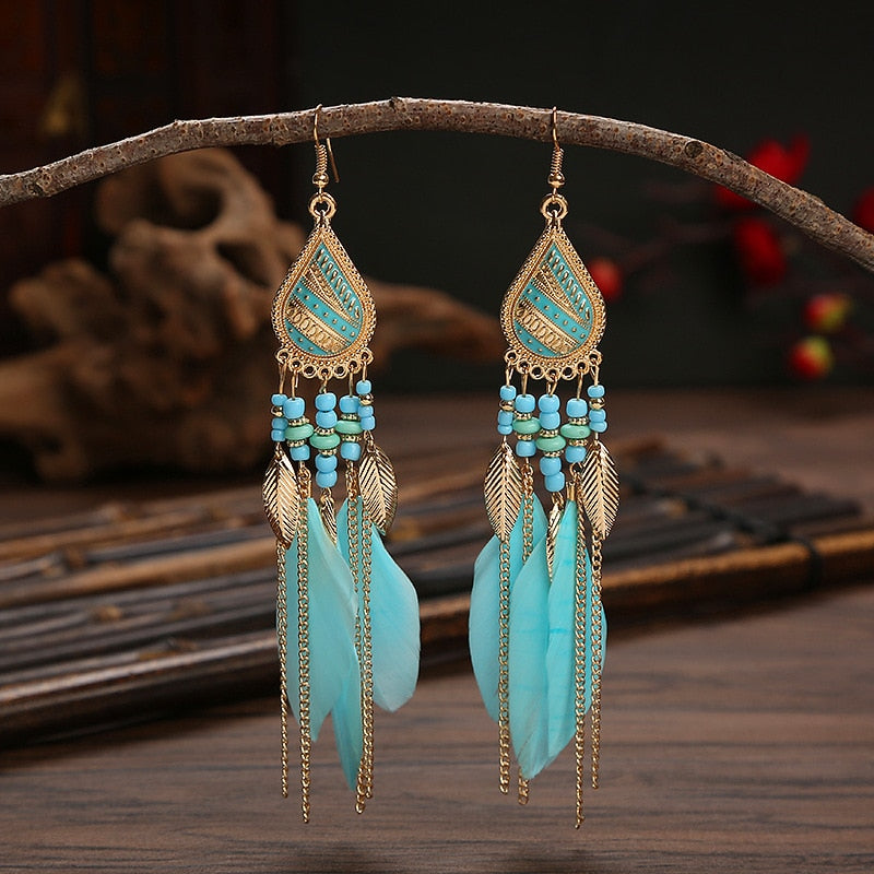 Feathered Fantasy Earrings