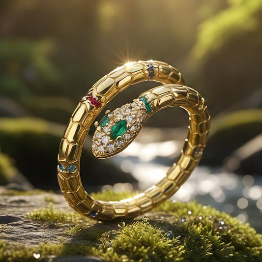 Enchanted Serpent Wrap Ring