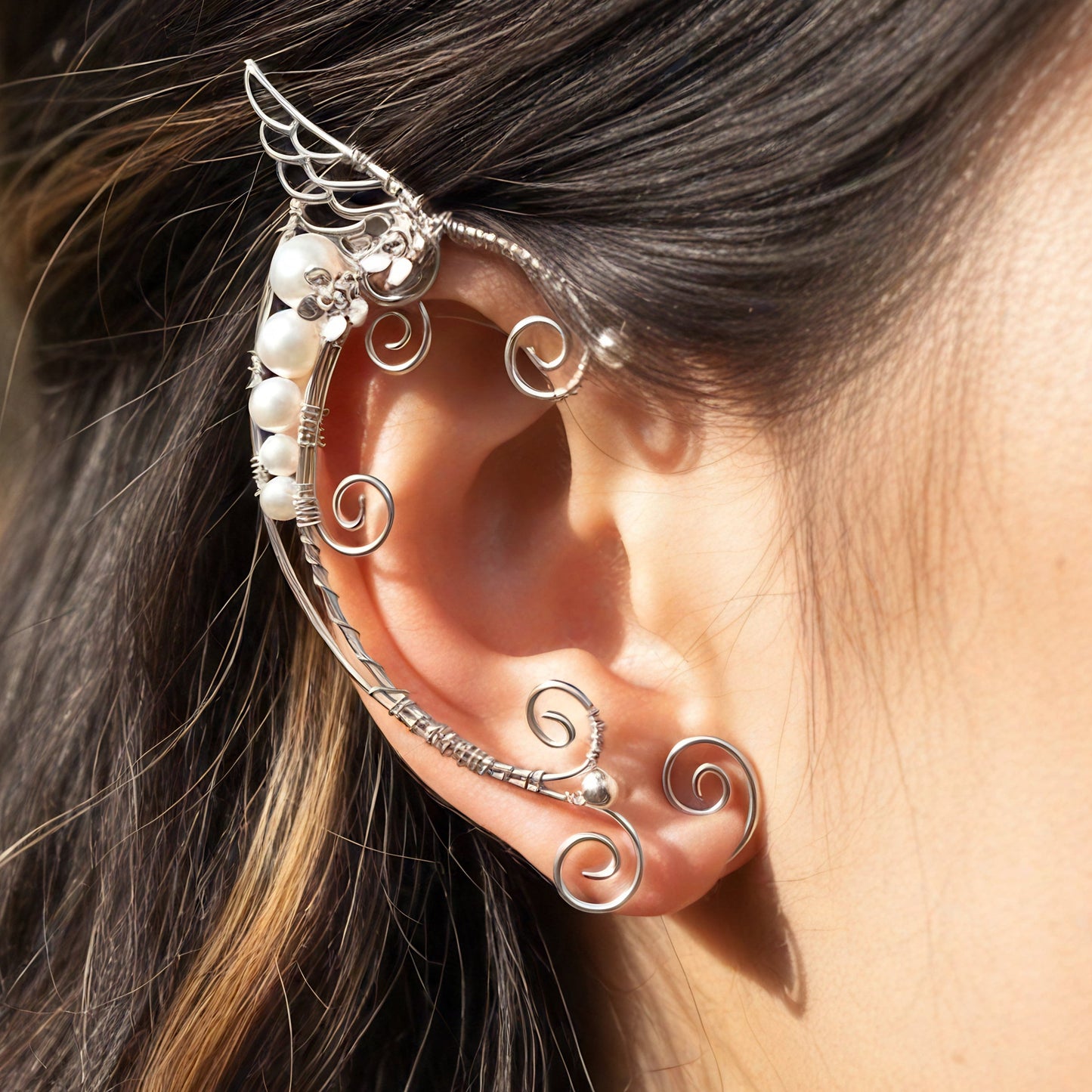 Ethereal Fairy Wing Ear Cuffs