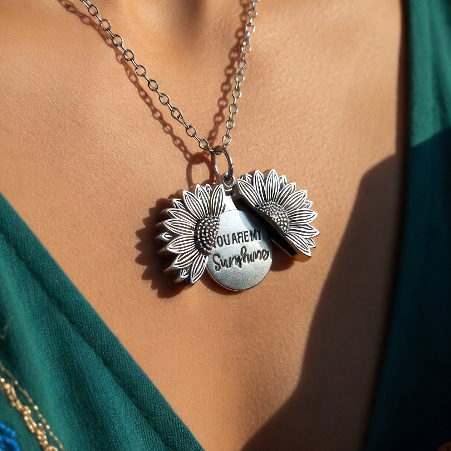 Forever Sunshine Sunflower Necklace