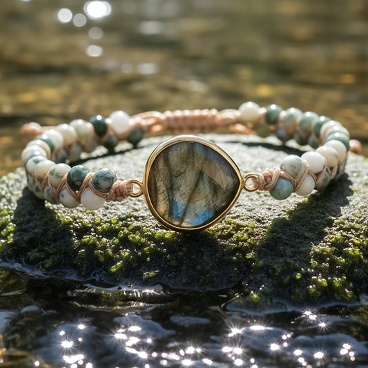 Boho Earthlight Labradorite Bracelet