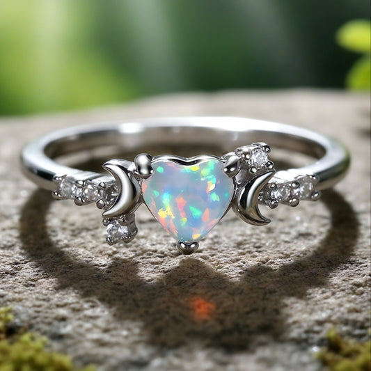 Dreamy Opal Moonlight Ring