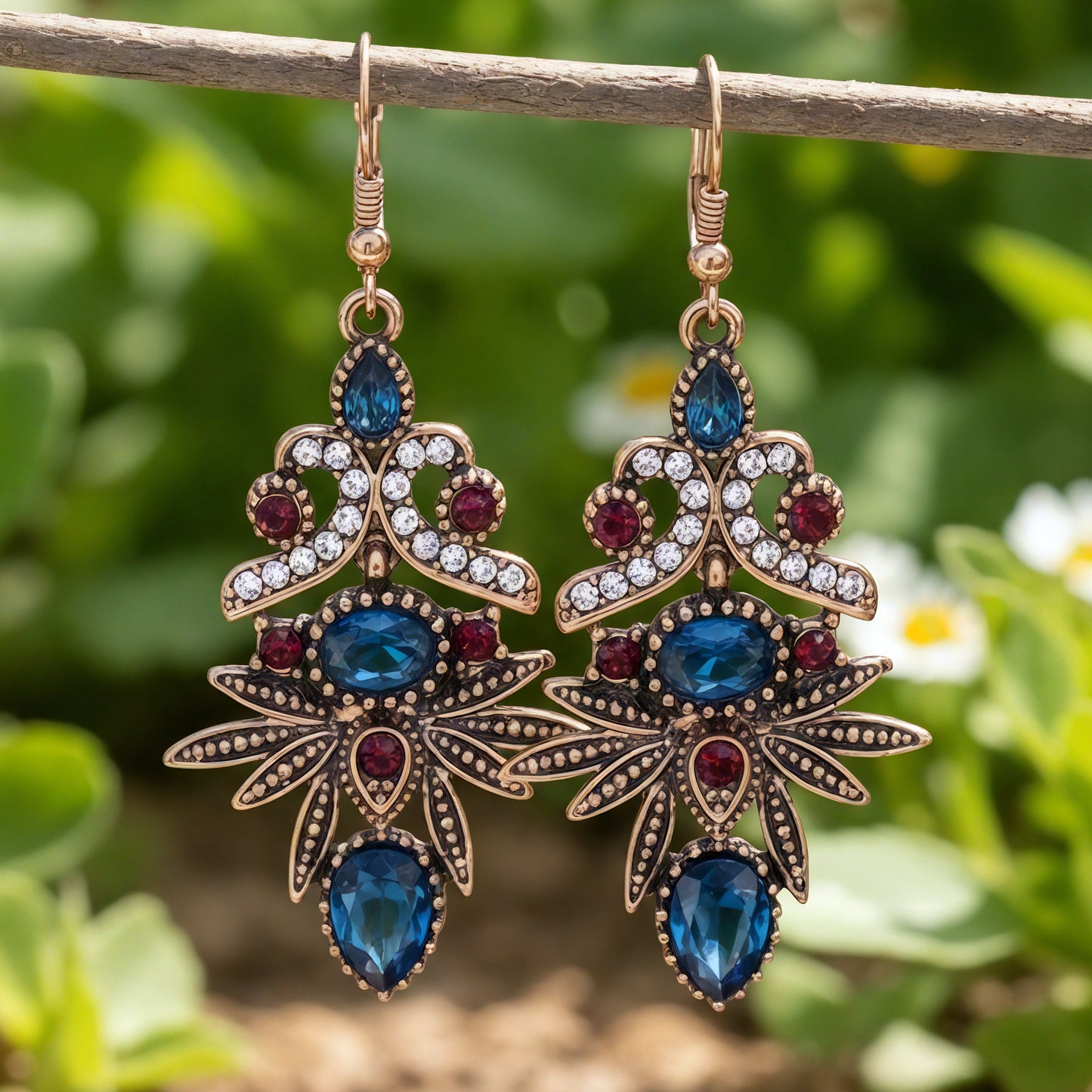 Vintage Royal Bloom Earrings