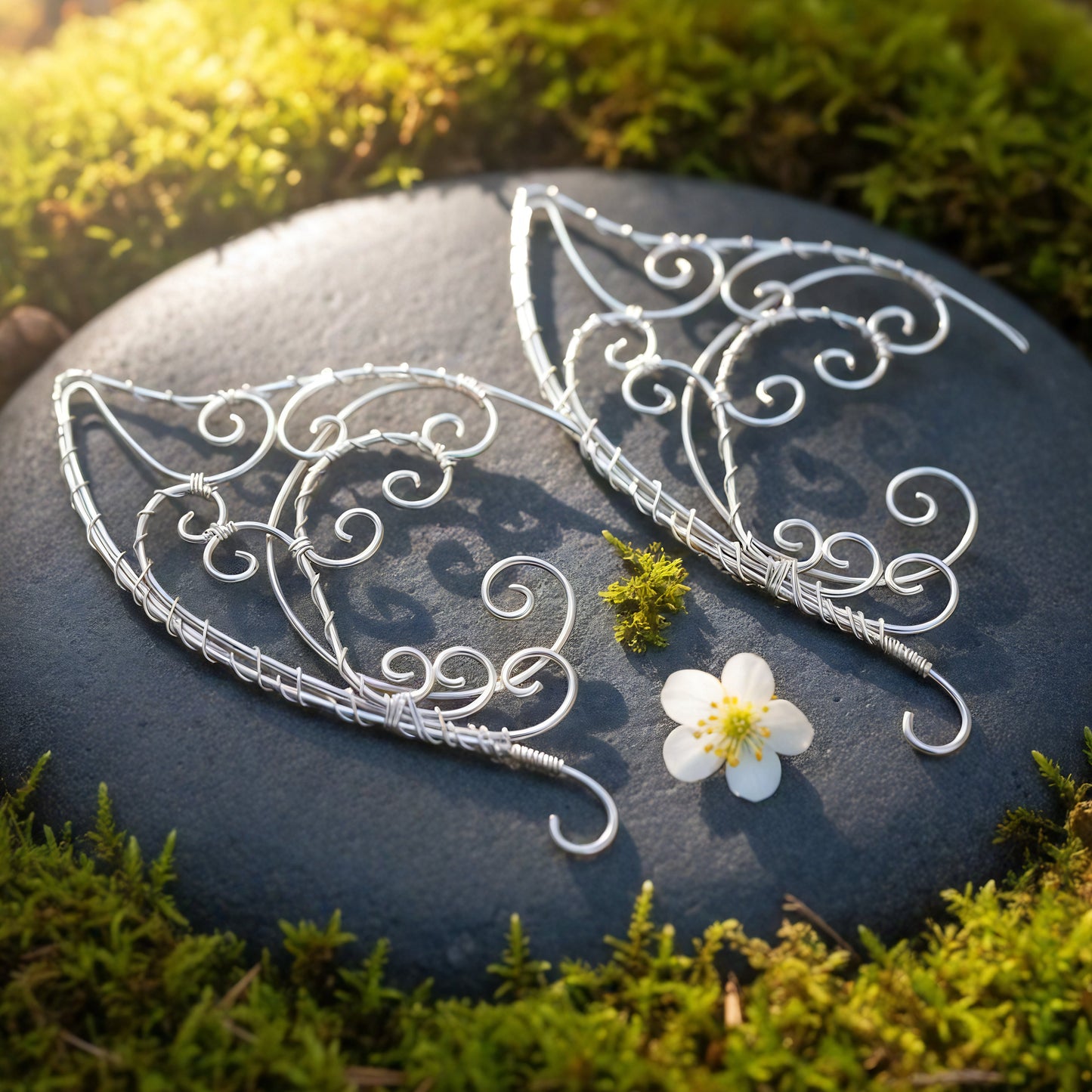 Enchanted Spiral Dreams Ear Cuffs