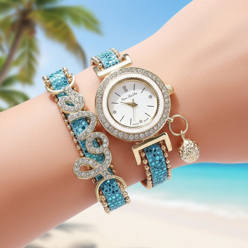 Boho Chic Love Charm Watch