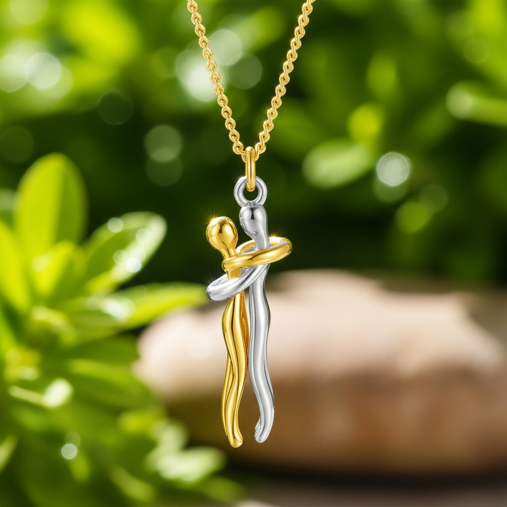 Eternal Embrace Couple Necklace