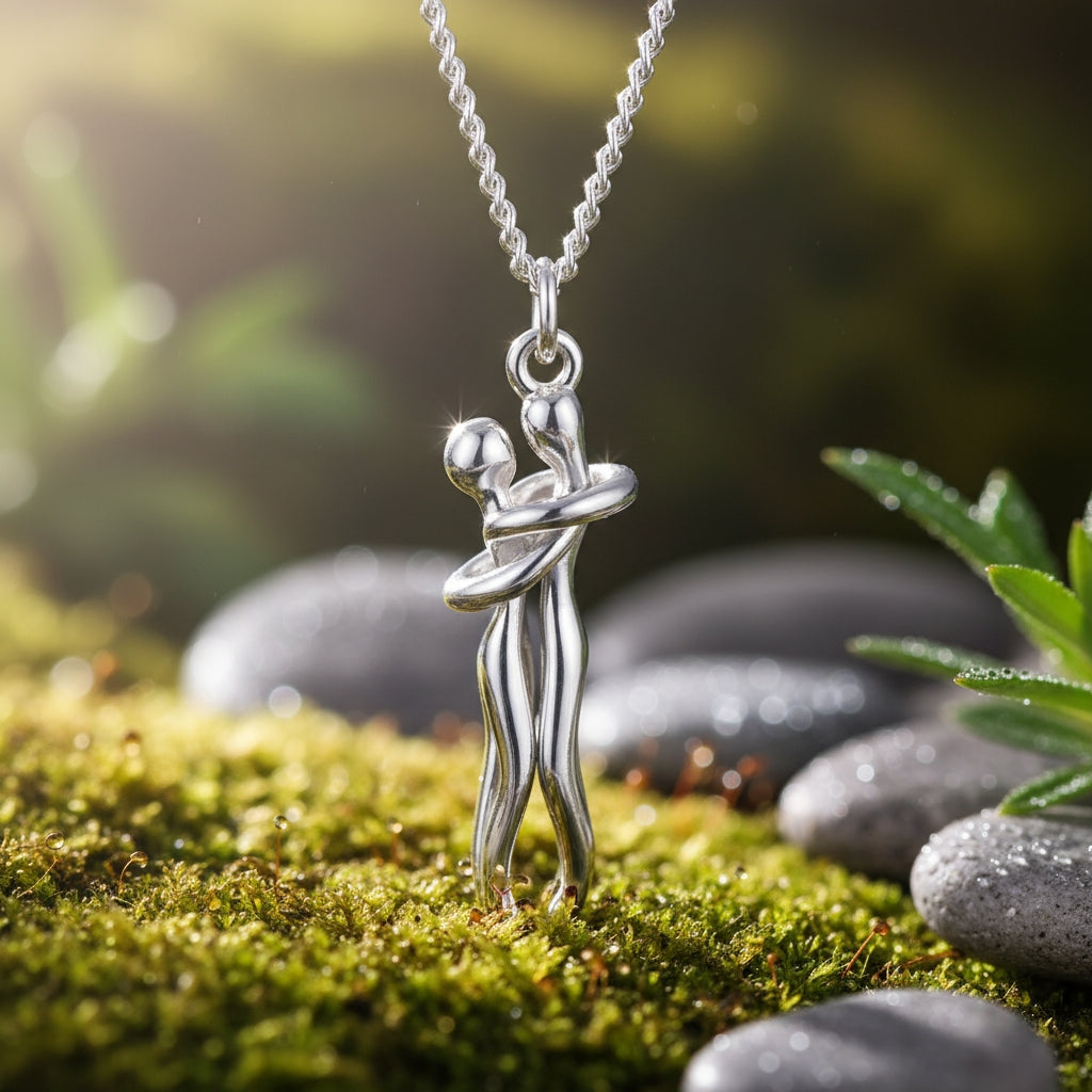 Eternal Embrace Couple Necklace