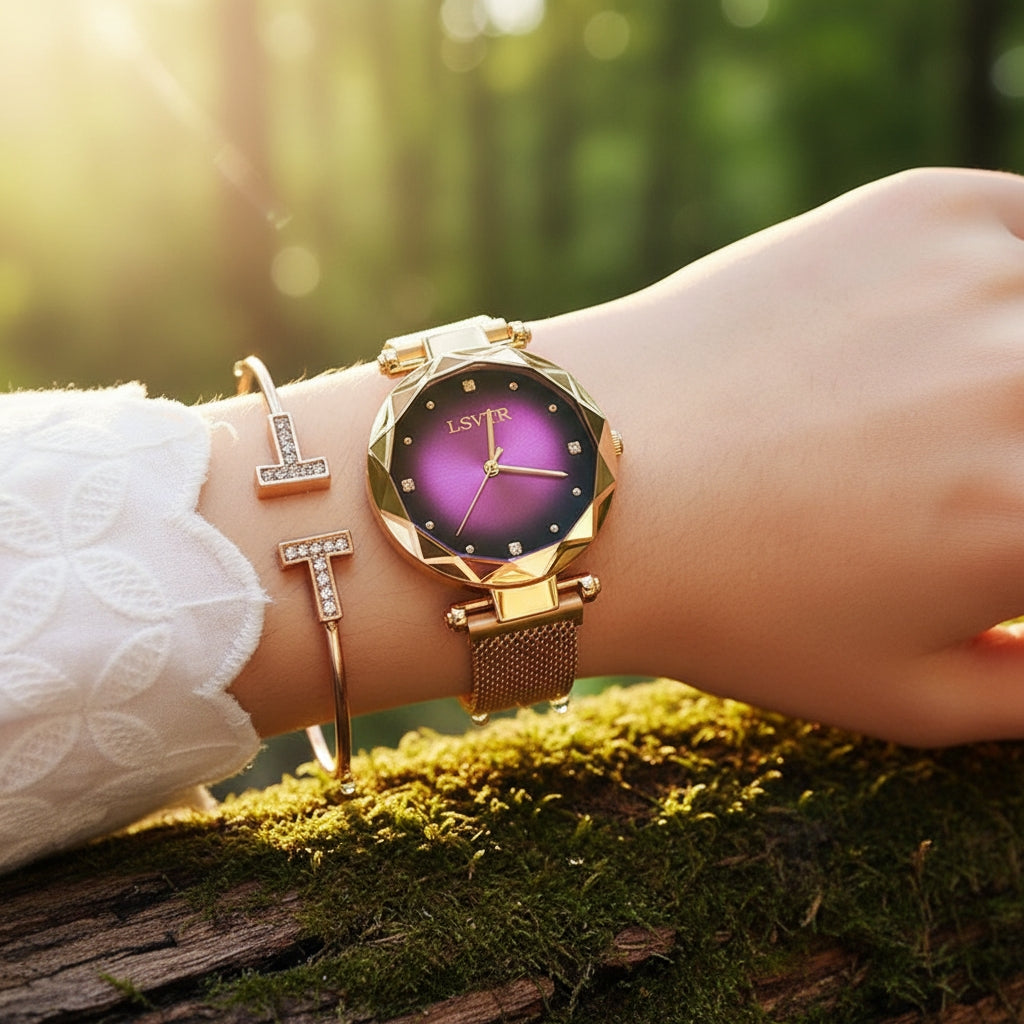 Elegant Rose Gold Fashion Watch