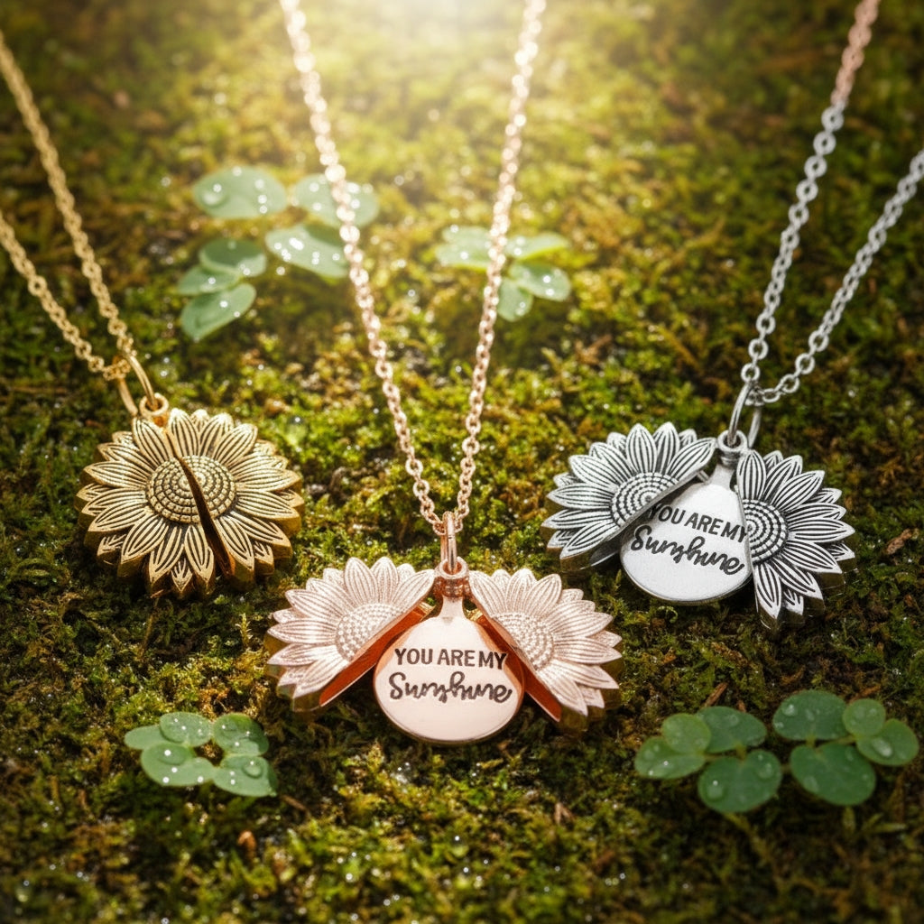 Forever Sunshine Sunflower Necklace