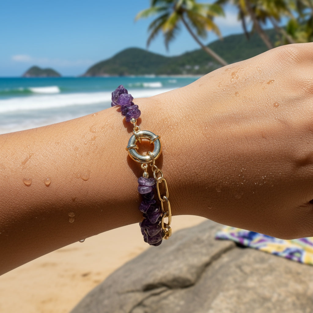 Crystal Harmony Chain Bracelet