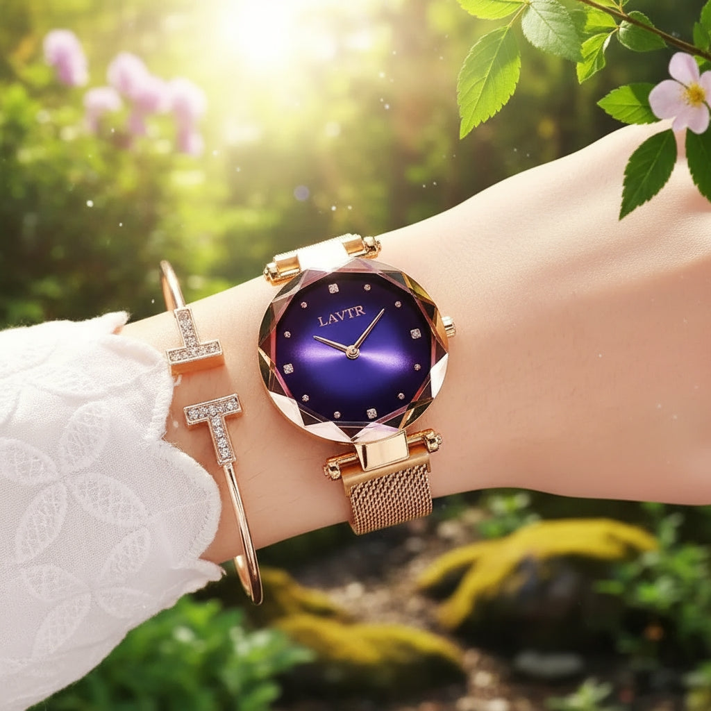 Elegant Rose Gold Fashion Watch
