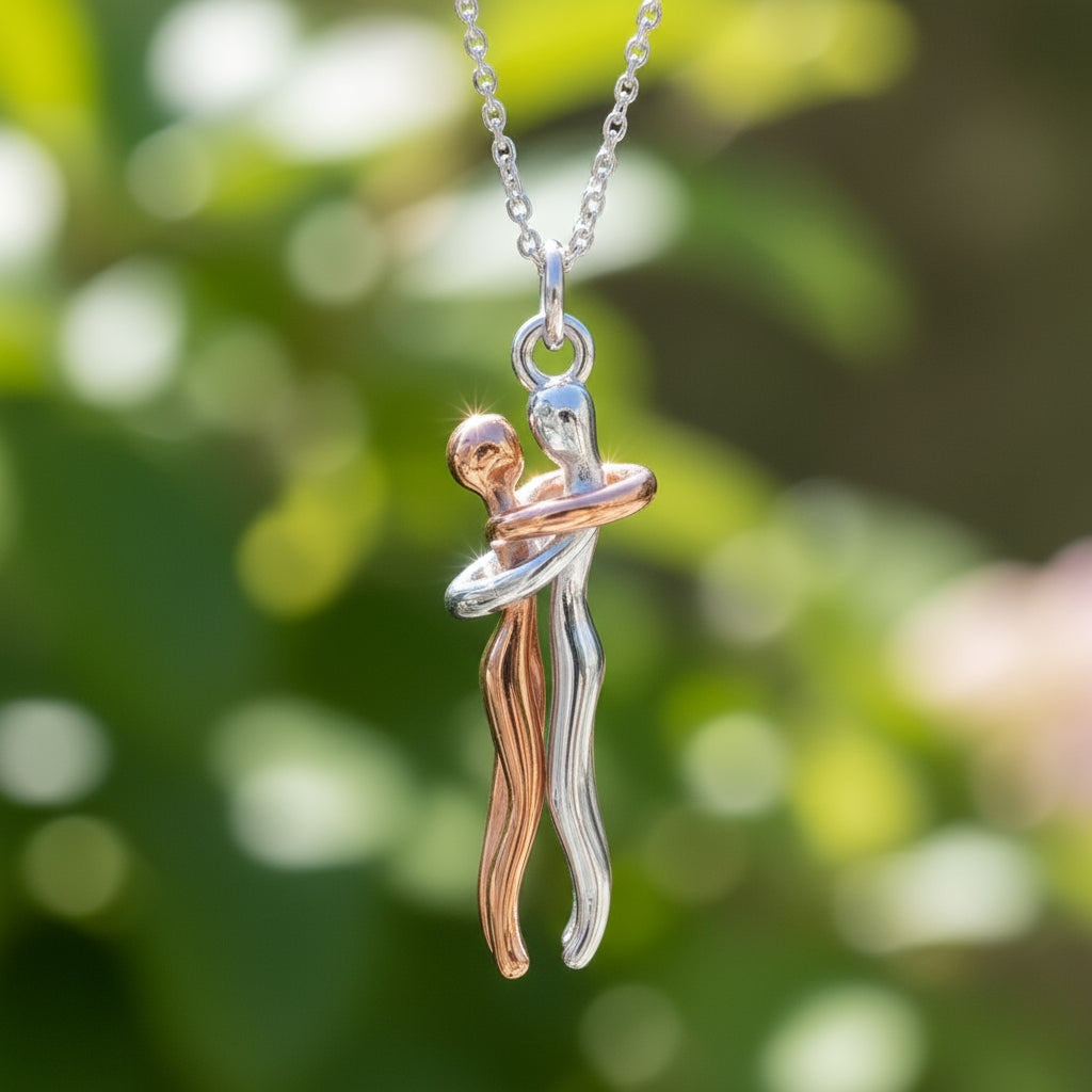 Eternal Embrace Couple Necklace
