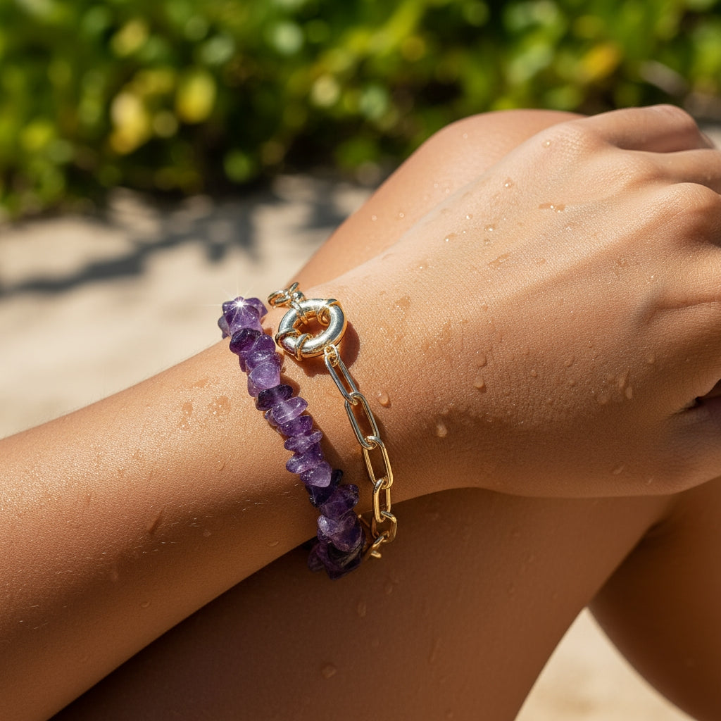 Crystal Harmony Chain Bracelet