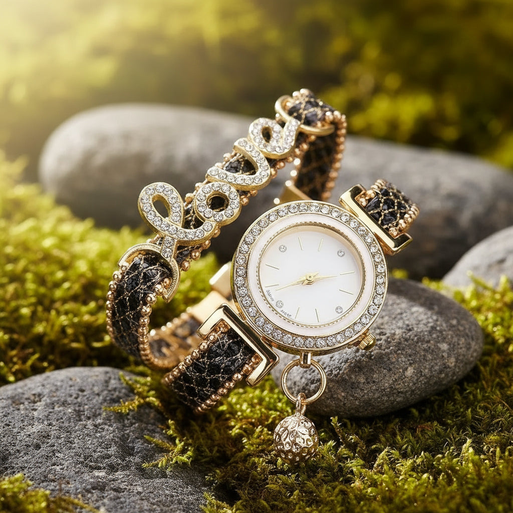 Boho Chic Love Charm Watch