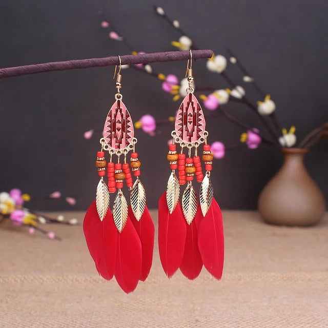 Feathered Fantasy Earrings