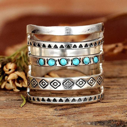 Bohemian Goddess Stone Ring