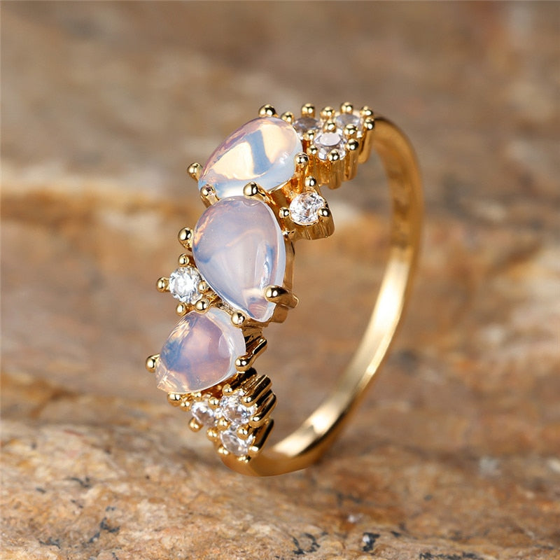 Celestial Moonstone Ring