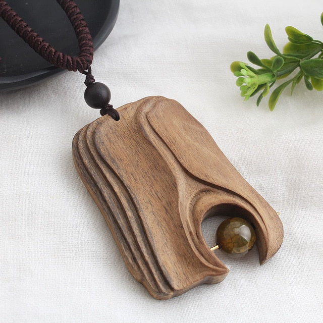 Sandalwood Pendant Necklace