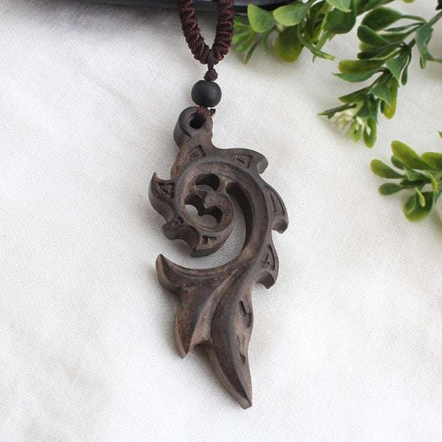 Sandalwood Pendant Necklace