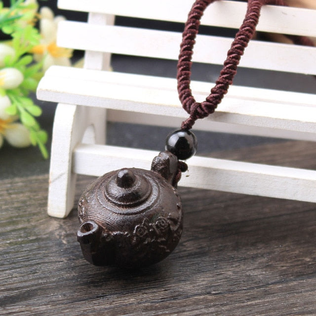 Sandalwood Pendant Necklace