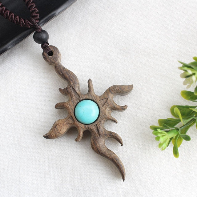 Sandalwood Pendant Necklace